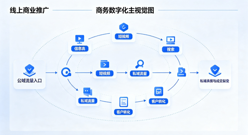 当雄县线上商业推广怎么做？全域流量闭环搭建与低成本转化实战指南